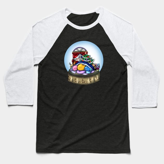 Christmas in Xen Land Baseball T-Shirt by LinYue